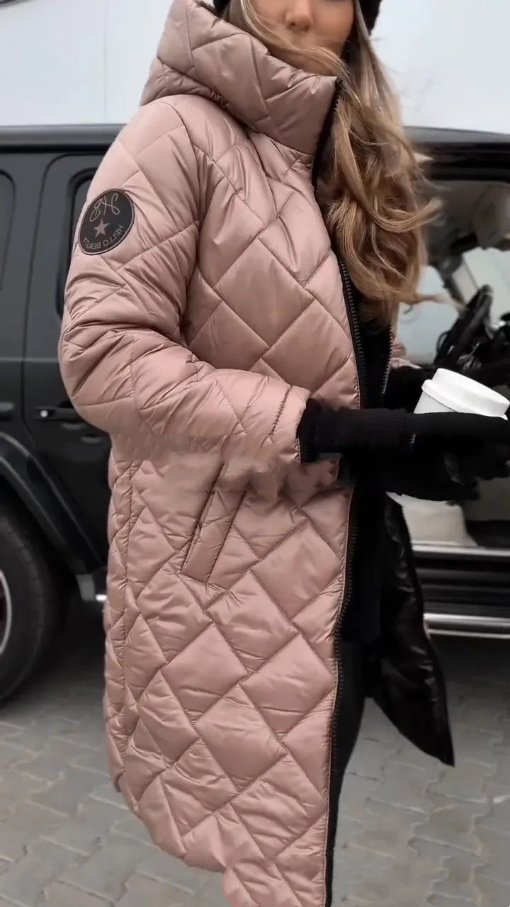 Women's Lightweight Warm Short Type Hooded Jacket